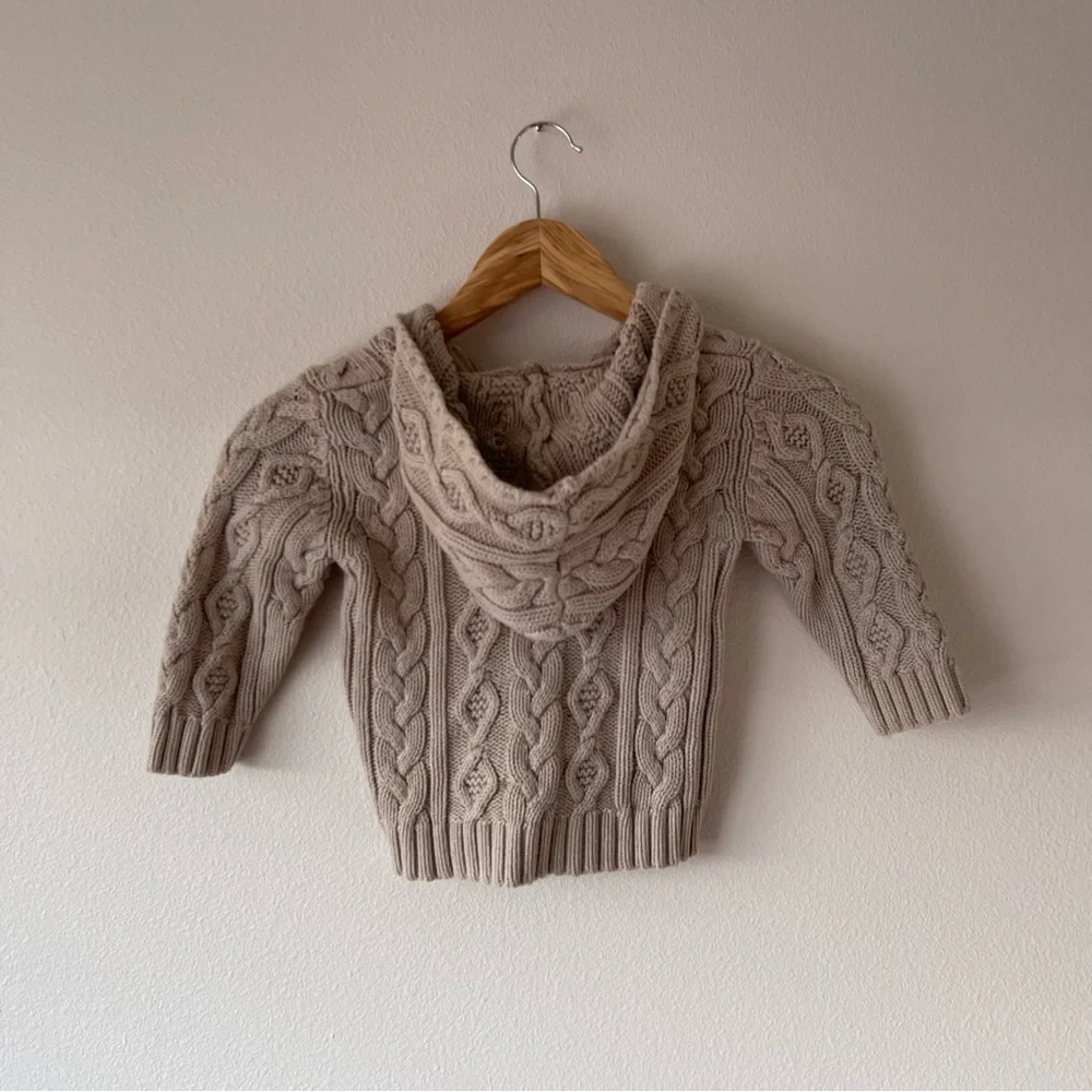 Toddler Gymboree Cable Knit‎ Zip-Front Sweater